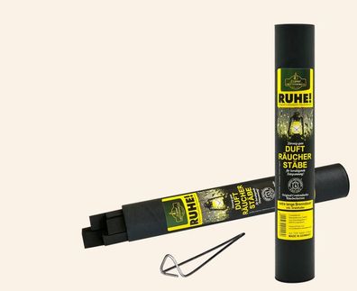 Crottendorfer Räucherstäbchen Ruhe 6 Stück 25 cm Original - Brenndauer ca. 2 h