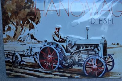 Hanomag Diesel, Blechschild