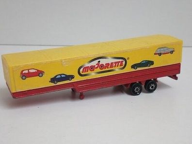 Sattelauflieger mit Plane 1:100 Majorette No.367 Modellauto