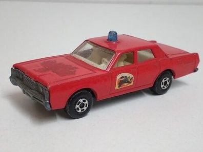 Mercury Fire Chief Feuerwehr Matchbox Superfast No.59 OR 73 )Modellauto