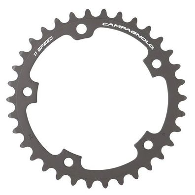 Campagnolo Kettenblatt Super Record 110mm, 34Z, Alu, sw, 5-Arm, Innen, 2x11-fach