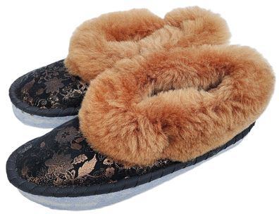 Lammfell Warme Hausschuhe Mokassin Gr.41 NEU, Schaffell/ -leder Handarbeit V.2.25