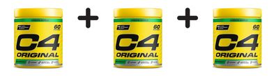 3 x Cellucor C4 Original (60 serv) Green Apple