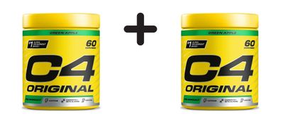 2 x Cellucor C4 Original (60 serv) Green Apple