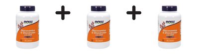 3 x Now Foods Glucos 500/ Chond 400/ MSM 90 (180)