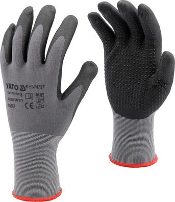 Arbeitshandschuhe, Nitril, Nitrilnoppen