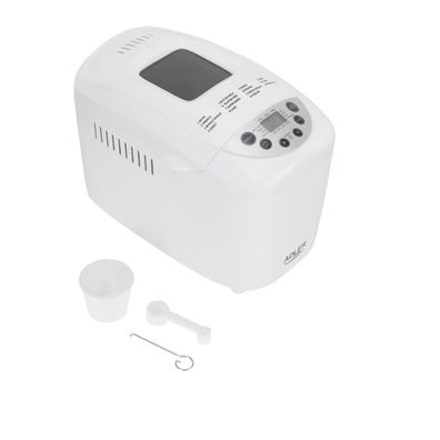Adler AD 6019 Brotbackautomat mit 15 Programmen & Doppelknethaken - 850 W
