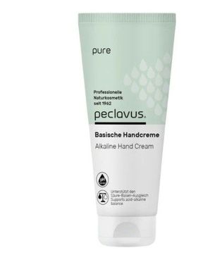 peclavus pure Basische Handcreme, 100 ml - unterstützt den Säure-Basen-Ausgleich