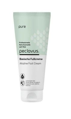 peclavus pure Basische Fusscreme, 100 ml - unterstützt den Säure-Basen-Ausgleich