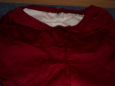 Turnhose / Sporthose Größe 9 mit Slipeinsatz-Farbe weinrot