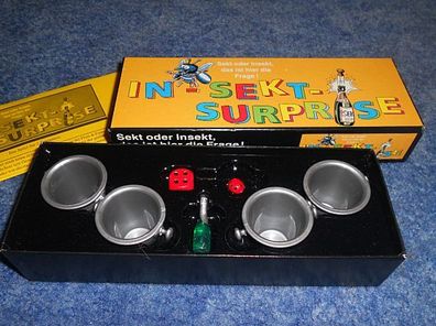 IN-Sekt Surprise-Gesellschaftsspiel / Partyspiel/ Rechenspiel/ Würfelspiel-Mattel 1987