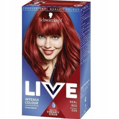Schwarzkopf Live Intense Color Haarfarbe 50 ml - Echtes Rot