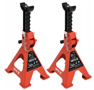 Chevalet, support de voiture réglable 2000 kg (set de 2 pièces) 265 - 415 mm