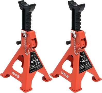 Support, support de voiture réglable 3000 kg (set de 2 pièces) 280 - 420 mm