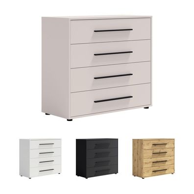Kommode Maxione MX-03 mit 4 Schubladen Sideboard 100 cm Anrichte Schrank Modern