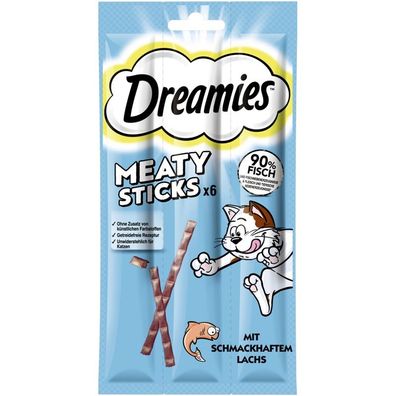 Dreamies Cat Meaty Sticks Lachs 84 x 5g