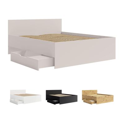 Doppelbett Maxione MX-04 mit Lattenrost 160x200 cm Schublade Bett Modern