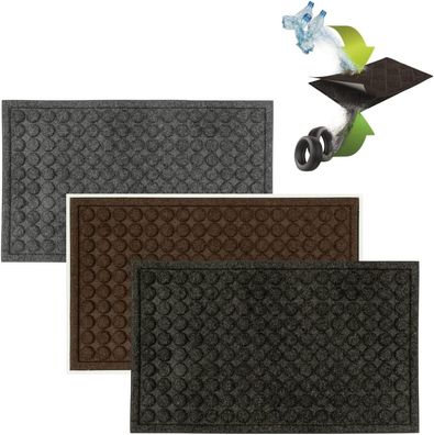 Fußmatte Schmutzmatte Türmatte Rechteckige Fußabtreter 45cmx75cm Eingangsmatte