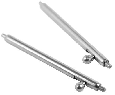 Minott ? 2x Federstege Edelstahl Ø 1,5mm easy click silberfarben