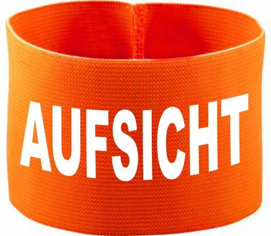 Gummielastische Armbinde 10cm Höhe mit Aufdruck Aufsicht