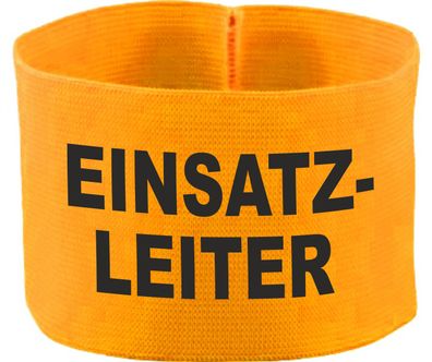 Gummielastische Armbinde 10cm Höhe mit Aufdruck "EINSATZLEITER