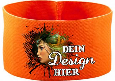 gummielastische Armbinde 10 cm personalisiert mit deinem Wunschmotiv
