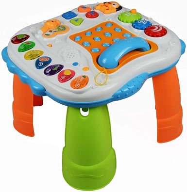 Best For Kids Spieltisch - Multifunktionaler Lerntisch für Babys mit Klavier & Musik