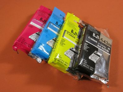 Original Canon BJI-643 BK/C/M/Y OVP , ruckerpatrone, anon ink cartridge