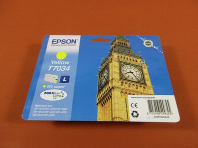 Original Epson T7034 L OVP , Tintenpatrone, ruckerpatrone