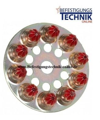 100 Rund Kartuschen 6,3/10 M Rot für Bolzensetzgerät SPIT P60 P370 P390 P200 P3X T