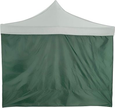 NEU Wandseitenteil grün Klettverschluss für Faltpavillon 3x1,9m Wind Sichtschutz