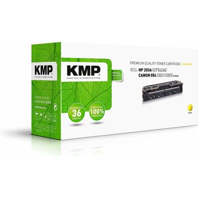 KMP H-T246Y gelb Toner ersetzt HP 203A; Canon 054(CF542A; 3021C002)