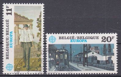 Belgien 1983 gestempelt MiNr. 2144-2145 Europa Große Werke des menschlichen Geistes