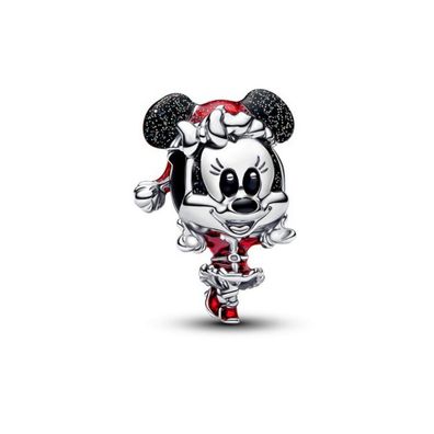 Bead - Silber - Disney Minnie Weihnachten Charm