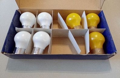Konstsmide 7x Retro Lampen Glühbirnen Deko Gehäuse Party Lichterkette Outdoor