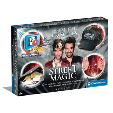Clementoni 59299 - Street Magic - Zauberkasten Ehrlich Brothers