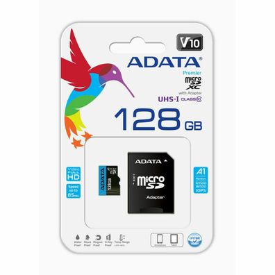 Premier 128 GB microSDXC (UHS-I U1, Class 10, V10, A1)