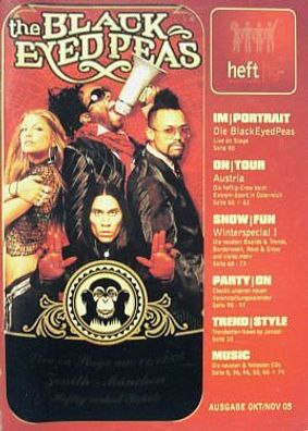 heftig Magazin - Szenemagazin Heft Oktober / November 2005 - The Black Eyed Peas