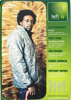 heftig Magazin - Szenemagazin Heft Juni / Juli 2005 - Afrob