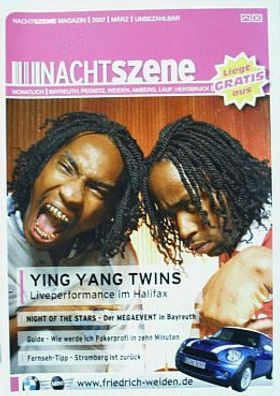 Nachtszene Magazin - Szenemagazin Heft März 2007 - Ying Yang Twins