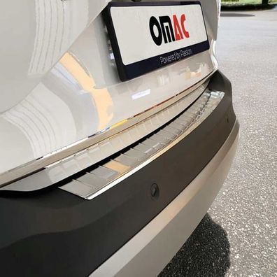 Ladekantenschutz Stoßstangenschutz für Opel Crossland X 2017-21 Edelstahl Chrom
