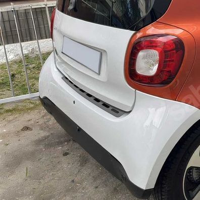 Ladekantenschutz Stoßstangenschutz für Smart ForTwo 453 2014-2025 Chrom Dunkel