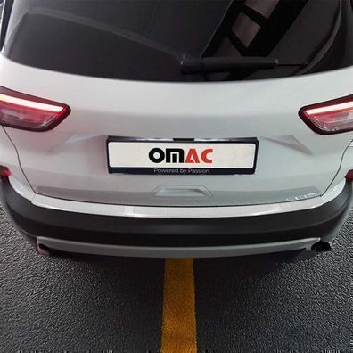 Ladekantenschutz Stoßstangenschutz für Ford Kuga 3 2019-2025 Edelstahl Gebürstet