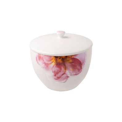 Villeroy & Boch Rose Garden Teedose mit Deckel Premium Porcelain, ilikon bunt