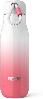 ZOKU Zoku - Edelstahl Trinkflasche M 500ml Pink Ombre ZK 142-14 815706021798