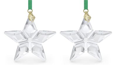 Swarovski 2er Set Stern Ornament 2023 Annual Edition 5636253 + Gratis 4er Set EKM