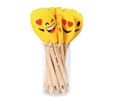 Zassenhaus Teigschaber SMILEY sortiert, Buche 30,5 cm 56976 4006528056976