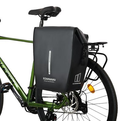18L Fahrrad Gepäckträgertasche wasserdicht - Seitlich tragbarer, Werkzeugfrei