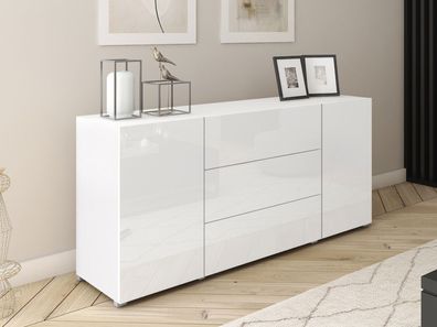 Kommode Zogle Griffloses Öffnungssystem Sideboard Highboard Schrank
