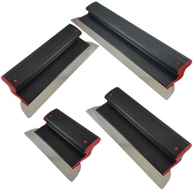 Flächenspachtel Glätten Edelstahl Flexibel Blatt 0,3mm Ergoplast Kunstoffgriff